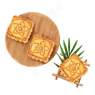 节日传统美食方月饼