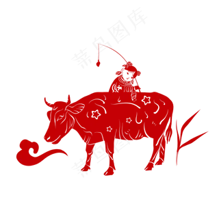 牛年新年年画