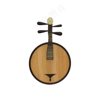 琵琶乐器免抠素材