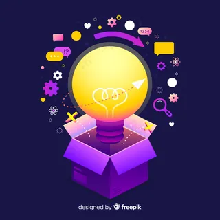 平面思维概念暗背景