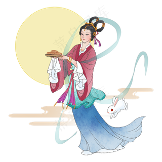 嫦娥仙子中秋节八月十五