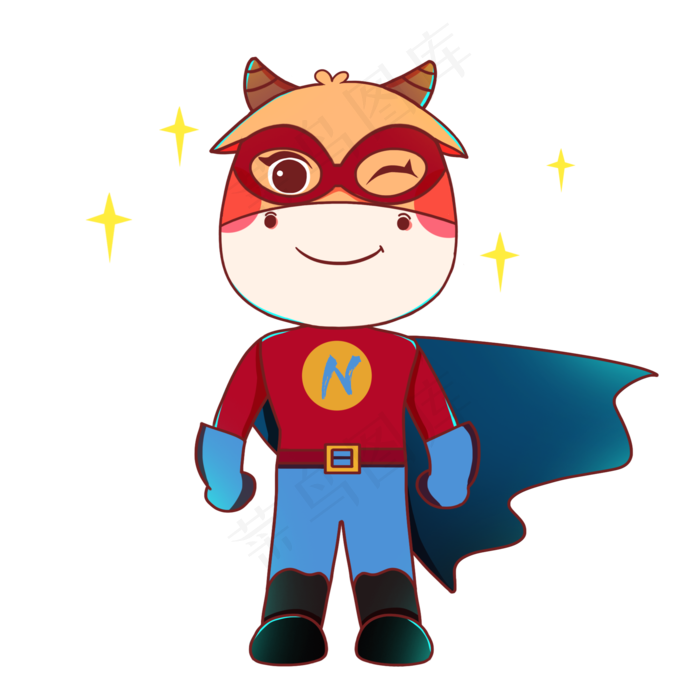 牛年新年牛牛创意