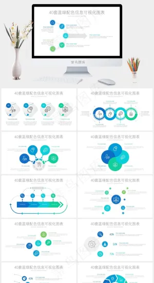 图表
白色素雅PPT模板预览图