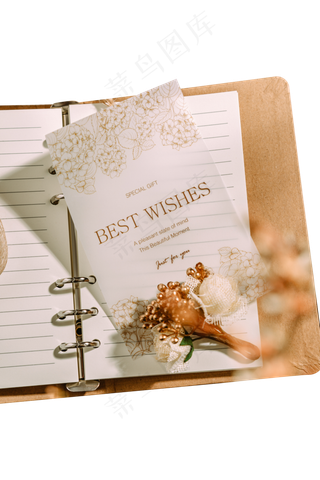 创意文艺贺卡请帖摄影图