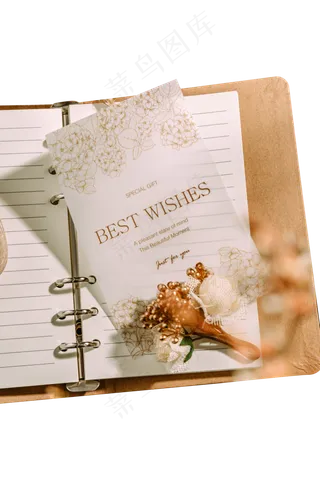 创意文艺贺卡请帖摄影图