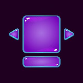 一套幻想果冻游戏ui板弹出的gui资产元素