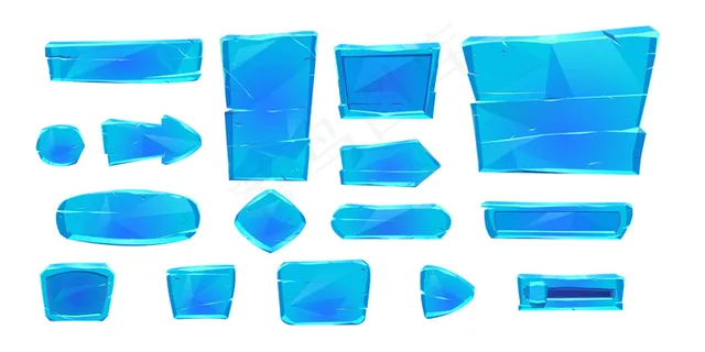 冰上游戏按钮组