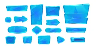 冰上游戏按钮组