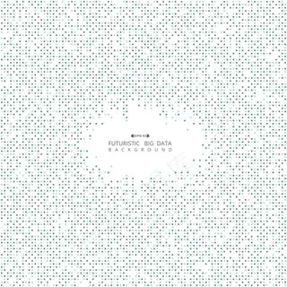 抽象大数据蓝色方形图案网格未来数字背景。