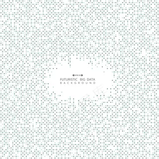 抽象大数据蓝色方形图案网格未来数字背景。