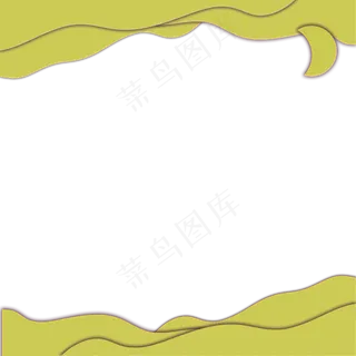 中秋剪纸风边框