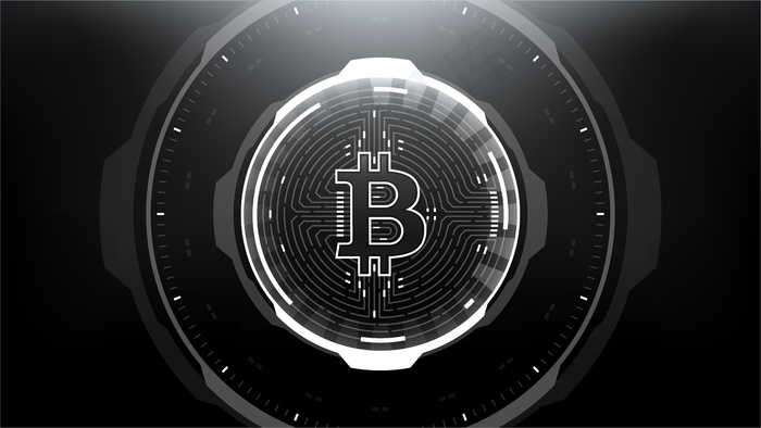比特币未来科幻技术加密货币纹理硬币hitech插图