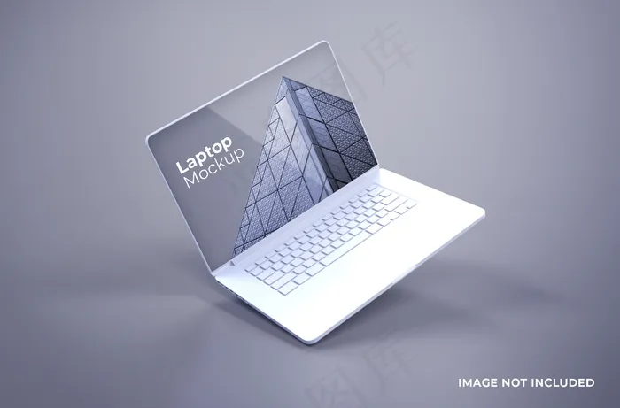 白色macbook pro样机psd模版下载