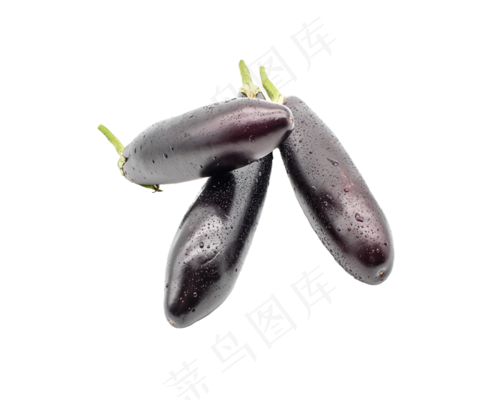 三根紫色茄子(2000X4000(DPI:300))