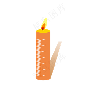 教师节卡通蜡烛元素可商用元素
