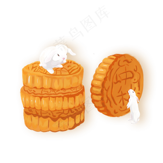 八月十五玉兔月饼