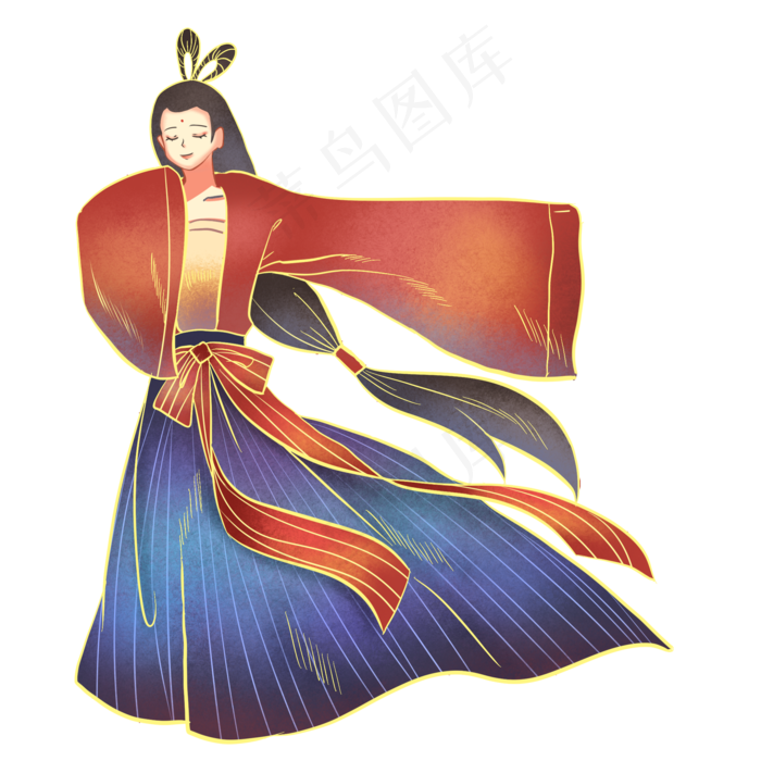 国潮风中秋嫦娥