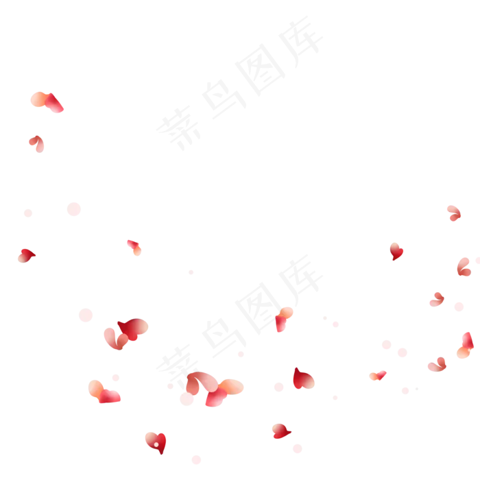 浪漫花瓣(2000X2000(DPI:300))psd模版下载