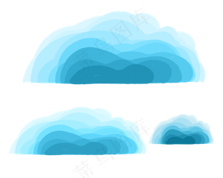 七夕节祥云纹手绘