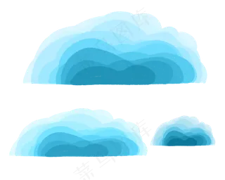 七夕节祥云纹手绘