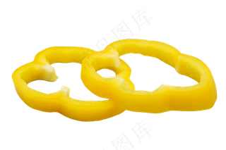 切开黄色菜辣椒