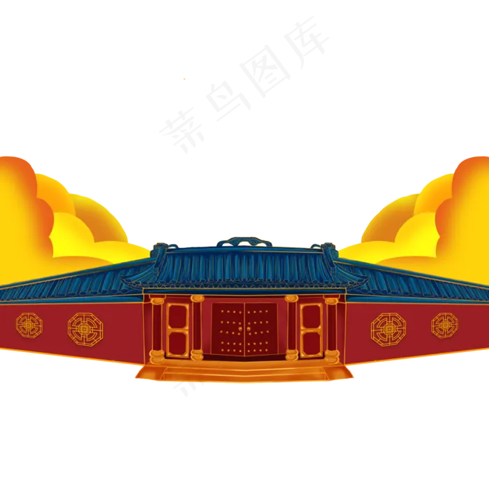 国潮中秋国庆(2000X2000(DPI:300))psd模版下载