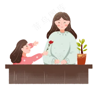 教师节学生给老师送花素材