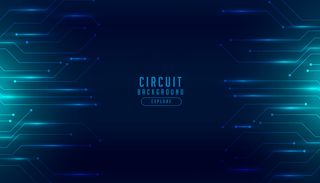 技术电路图数字未来背景