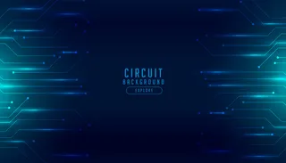 技术电路图数字未来背景