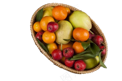 一盘美味新鲜的水果