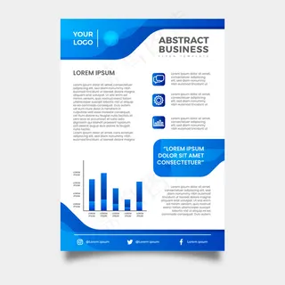 商务宣传单,DM传单抽象专业