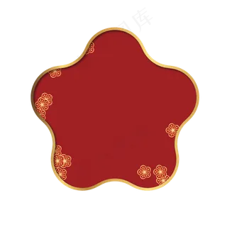 中国风古典梅花边框