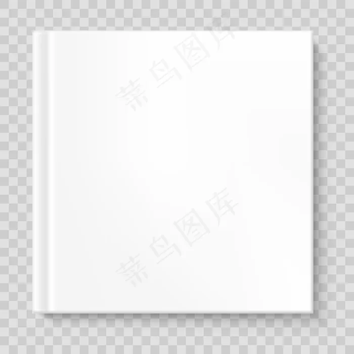 方形书皮。eps,ai矢量模版下载