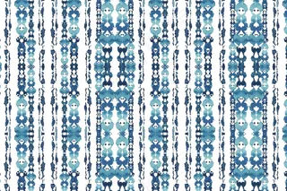 Shibori传统图案水彩画