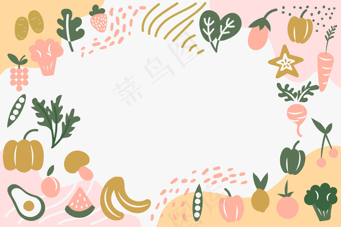 水果和蔬菜背景