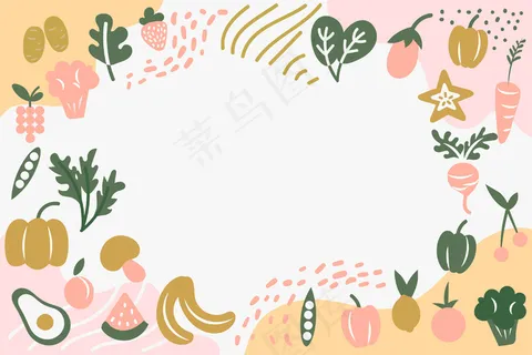 水果和蔬菜背景