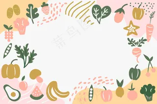 水果和蔬菜背景