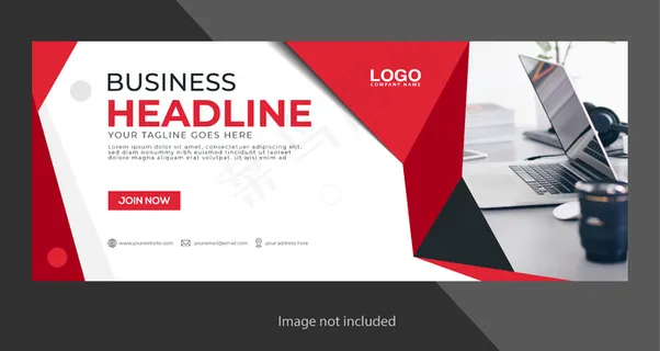 抽象业务横幅banner模板设计