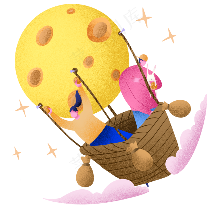 中秋节温馨家庭亲子