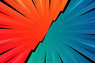 平面设计中的喜剧风格背景