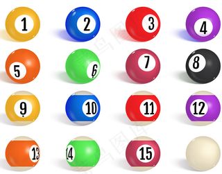 台球、台球收藏。