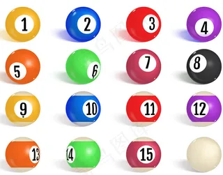 台球、台球收藏。