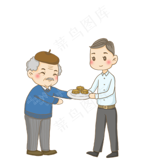 重阳节夫子重阳饼PNG