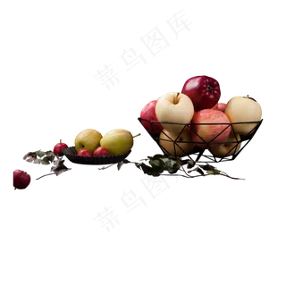 一大堆清新爽口的水果