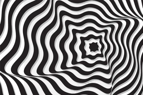 背景迷幻性视错觉