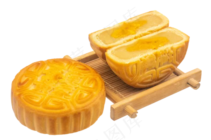 蛋黄莲蓉月饼(3000*2000px 300 dpi )