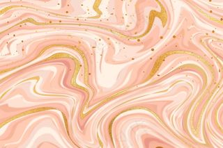 金色光泽的液体大理石背景