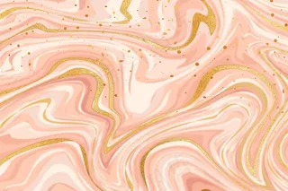 金色光泽的液体大理石背景