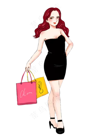 女神节电商淘宝促销购物双十一双