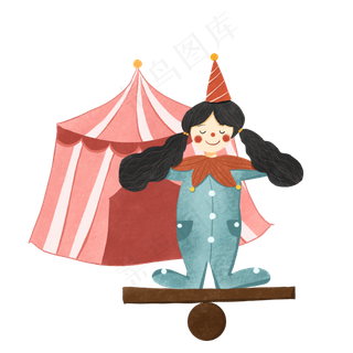 小丑愚人节可爱4月1日PNG